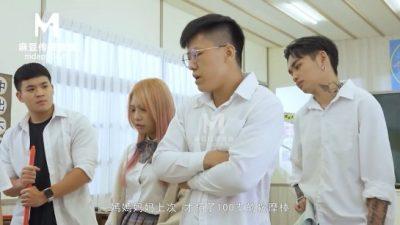 ดูหนังโป๊จีน ModelMedia Asia-MDHS-0004-Model Super Sexual Lesson School-Sex Battle-Yue Ke Lan-Best Original Asia